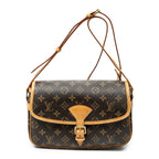 Shoulder Bag Sologne Brown Monogram Canvas