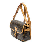 Shoulder Bag Sologne Brown Monogram Canvas