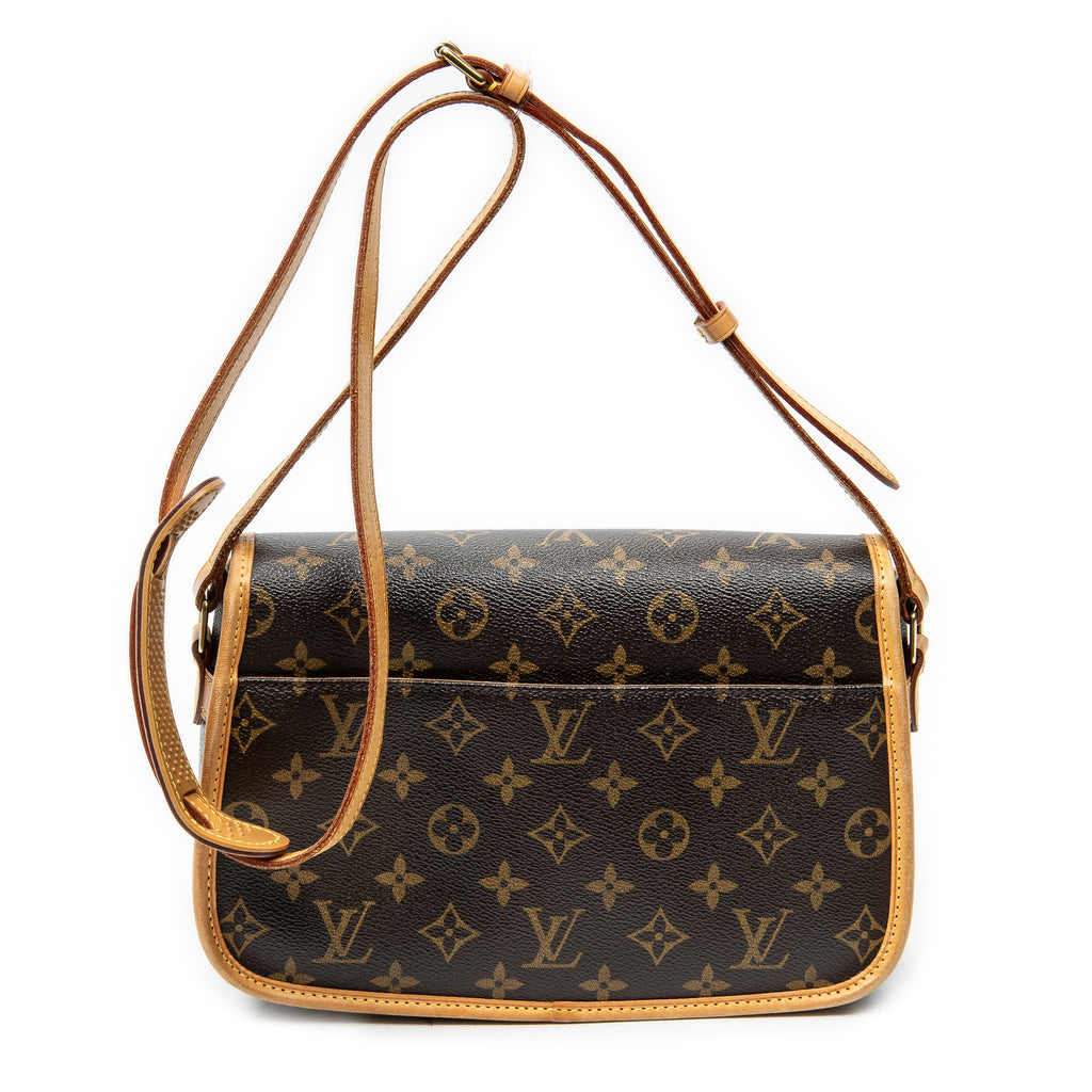 Shoulder Bag Sologne Brown Monogram Canvas