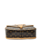 Shoulder Bag Sologne Brown Monogram Canvas