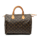 Handbag Speedy 30 Brown Monogram Canvas