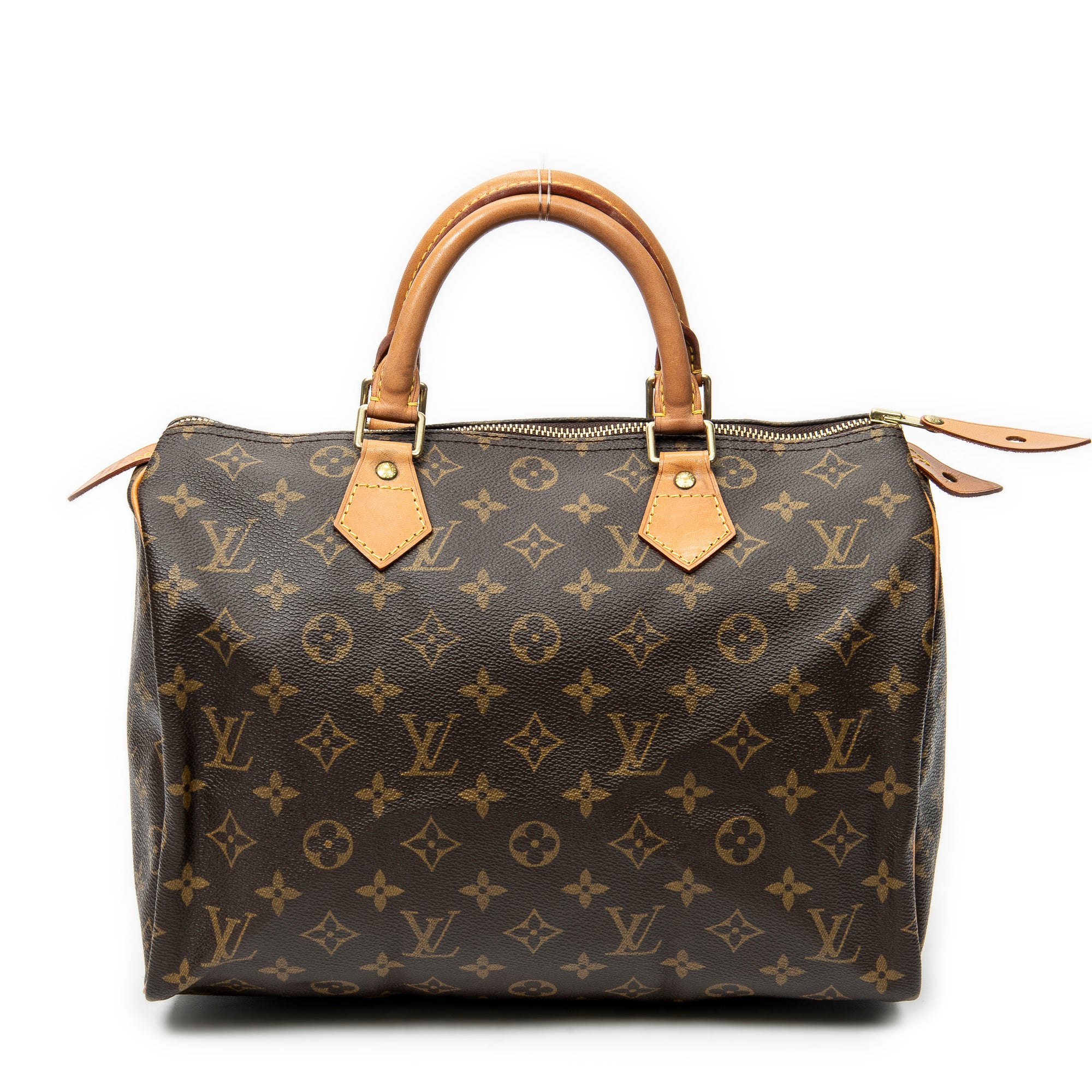 Handbag Speedy 30 Brown Monogram Canvas