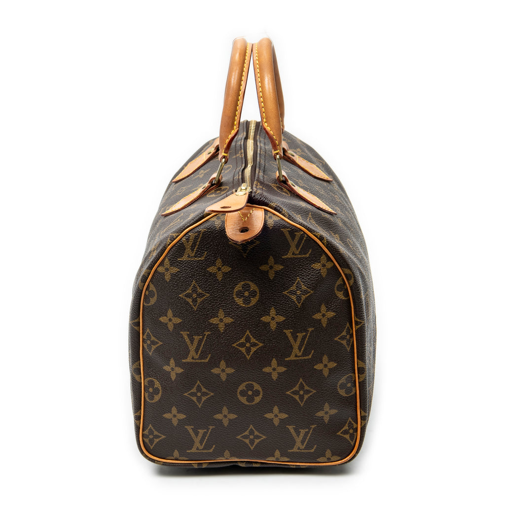 Handbag Speedy 30 Brown Monogram Canvas