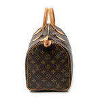 Handbag Speedy 30 Brown Monogram Canvas