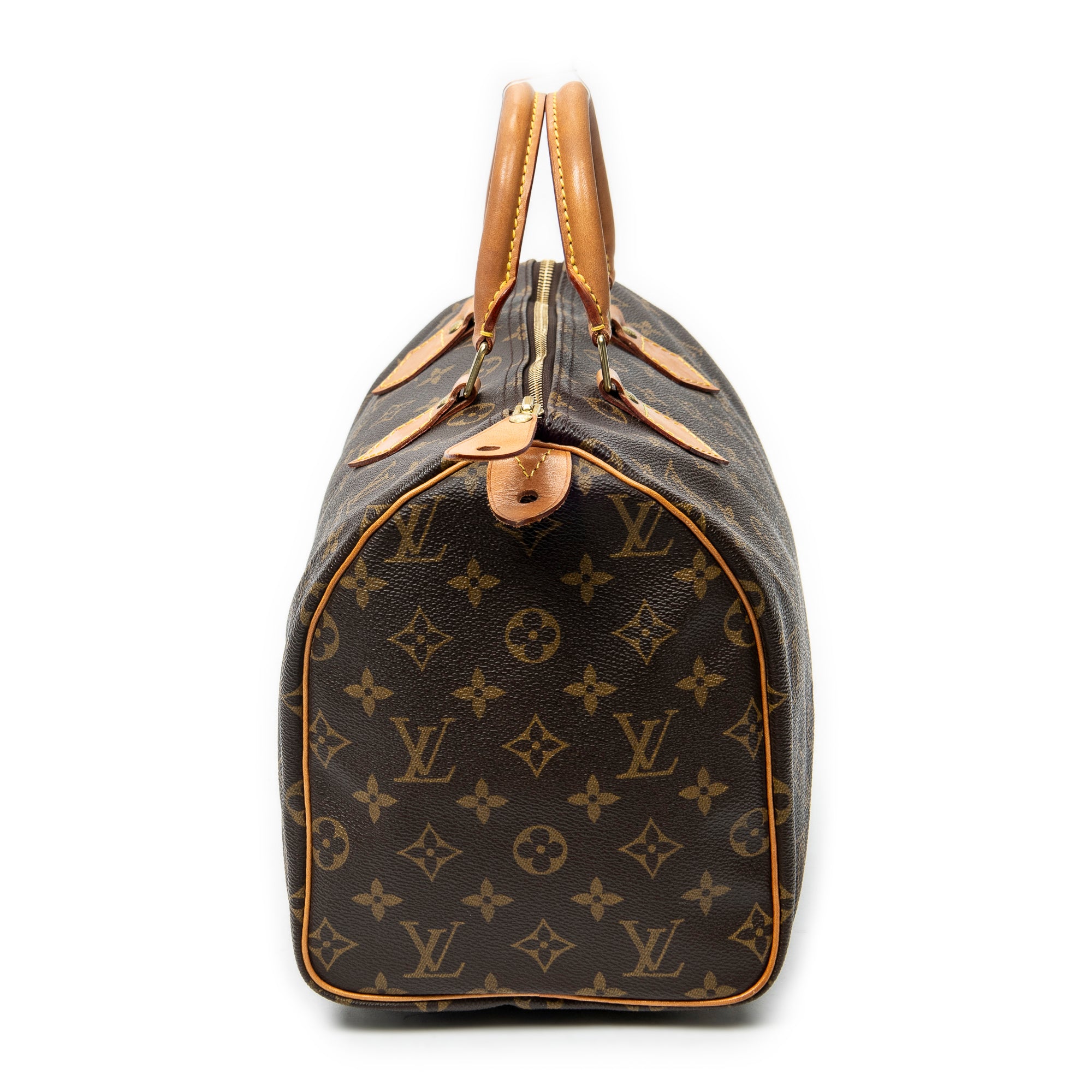 Handbag Speedy 30 Brown Monogram Canvas