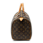 Handbag Speedy 30 Brown Monogram Canvas