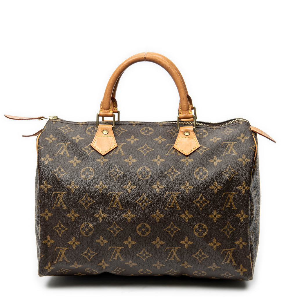 Handbag Speedy 30 Brown Monogram Canvas