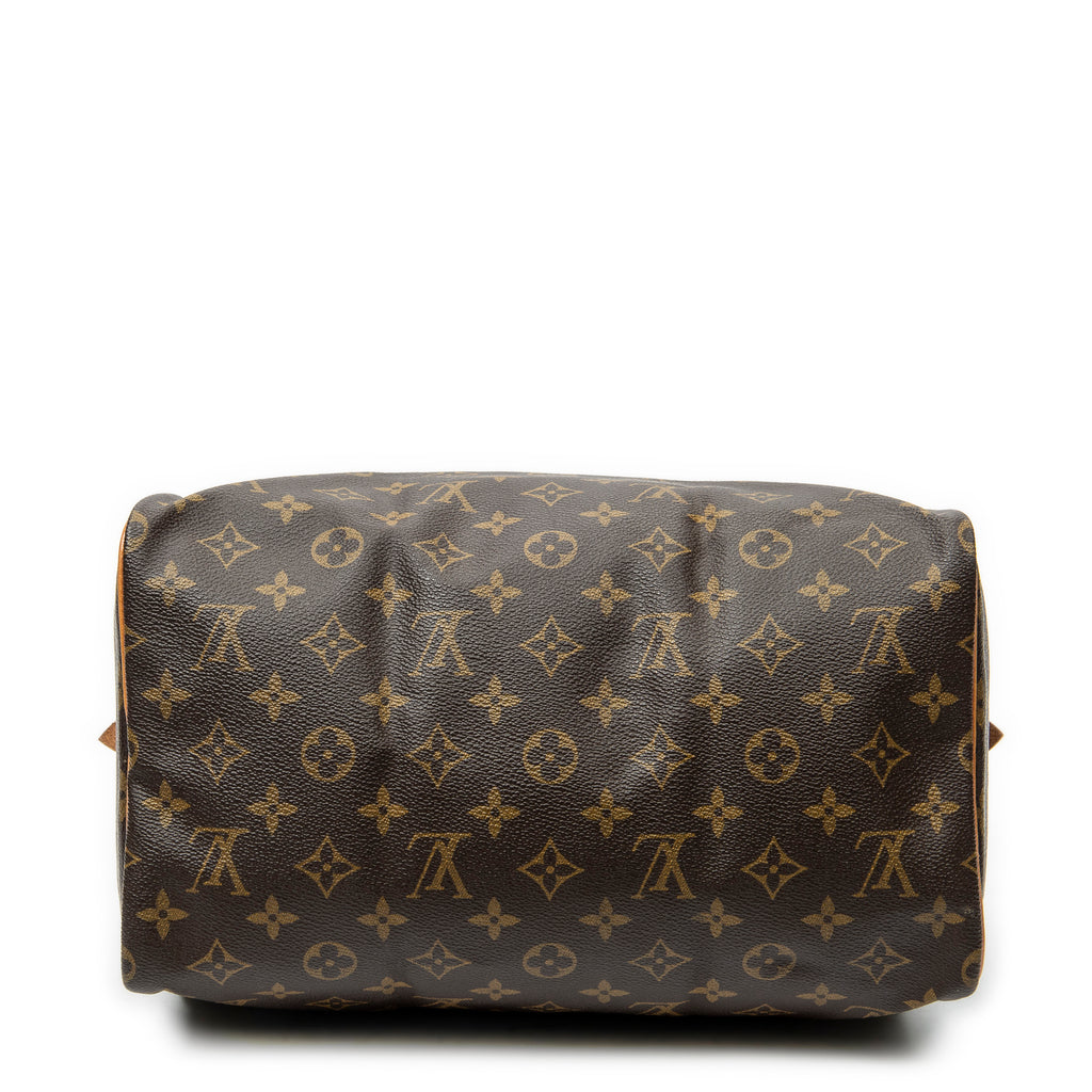 Handbag Speedy 30 Brown Monogram Canvas