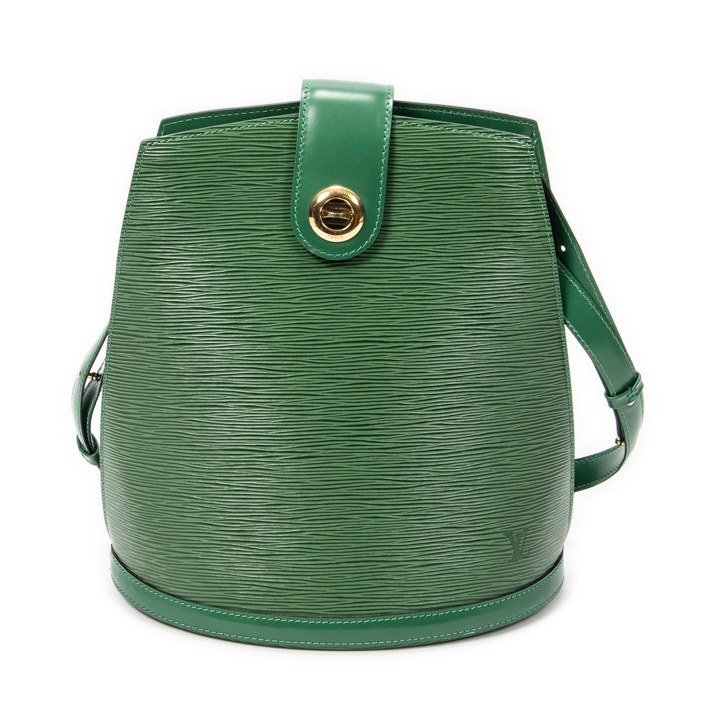 Shoulder Bag Cluny Green Epi