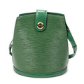 Shoulder Bag Cluny Green Epi