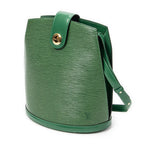 Shoulder Bag Cluny Green Epi