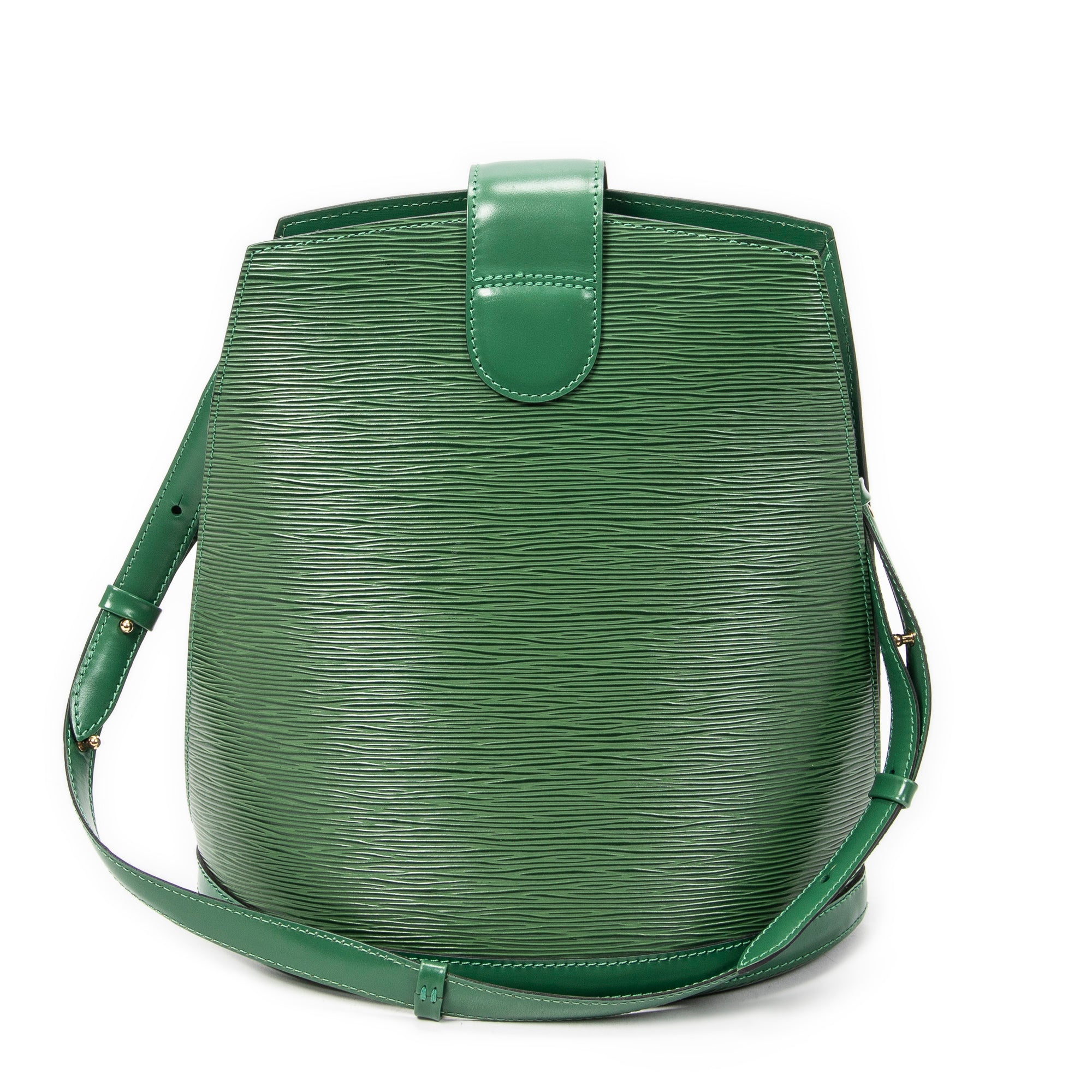 Shoulder Bag Cluny Green Epi