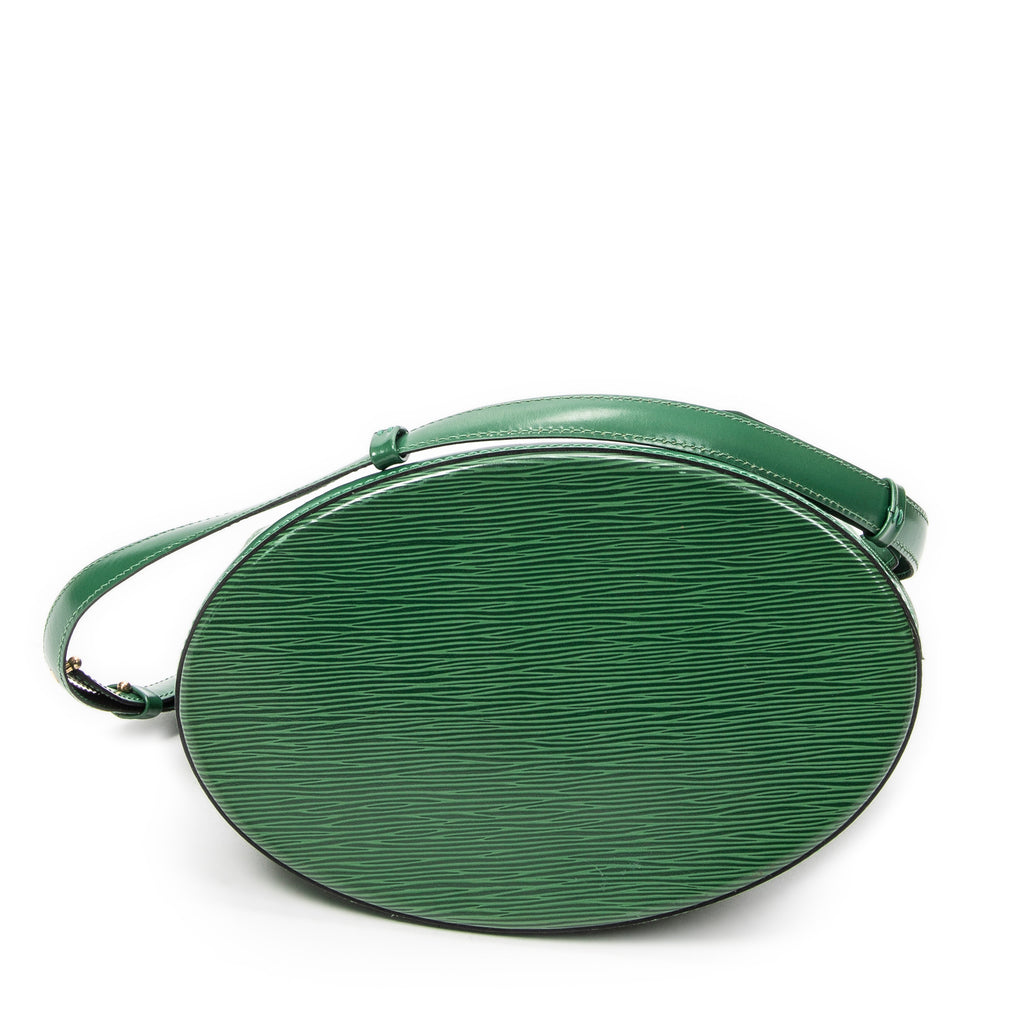 Shoulder Bag Cluny Green Epi