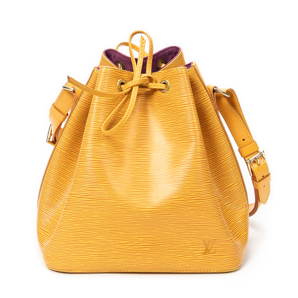 Shoulder Bag Noe PM Yellow Epi