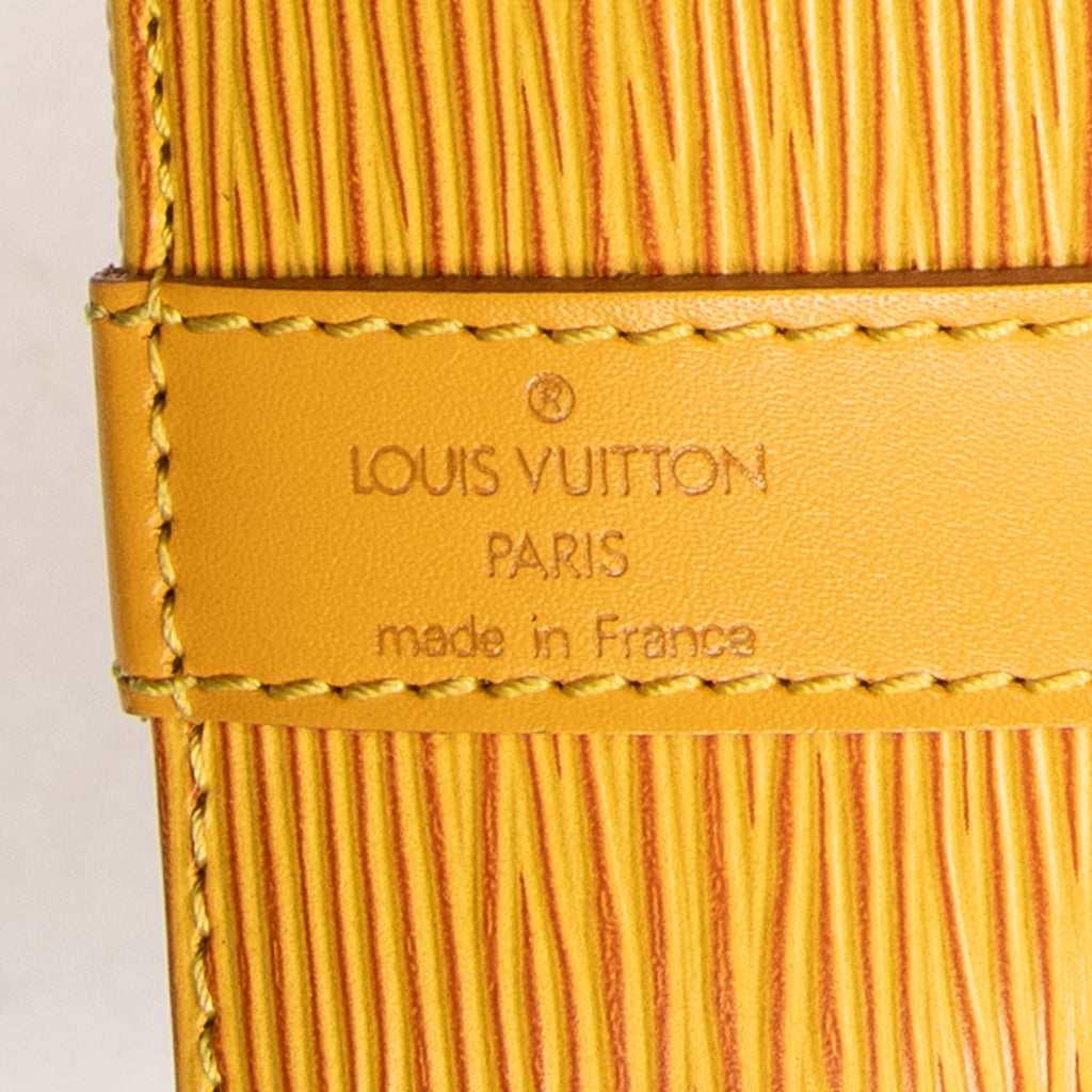 Shoulder Bag Noe PM Yellow Epi