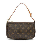 Pouch Pochette Accessoires Brown Monogram Canvas