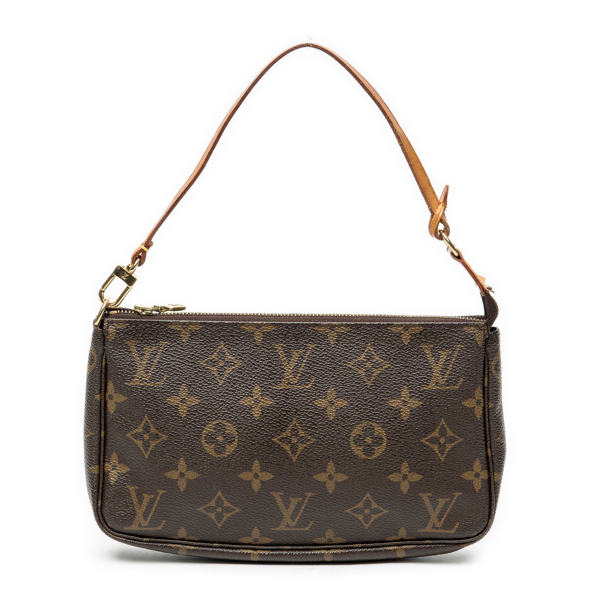 Pouch Pochette Accessoires Brown Monogram Canvas
