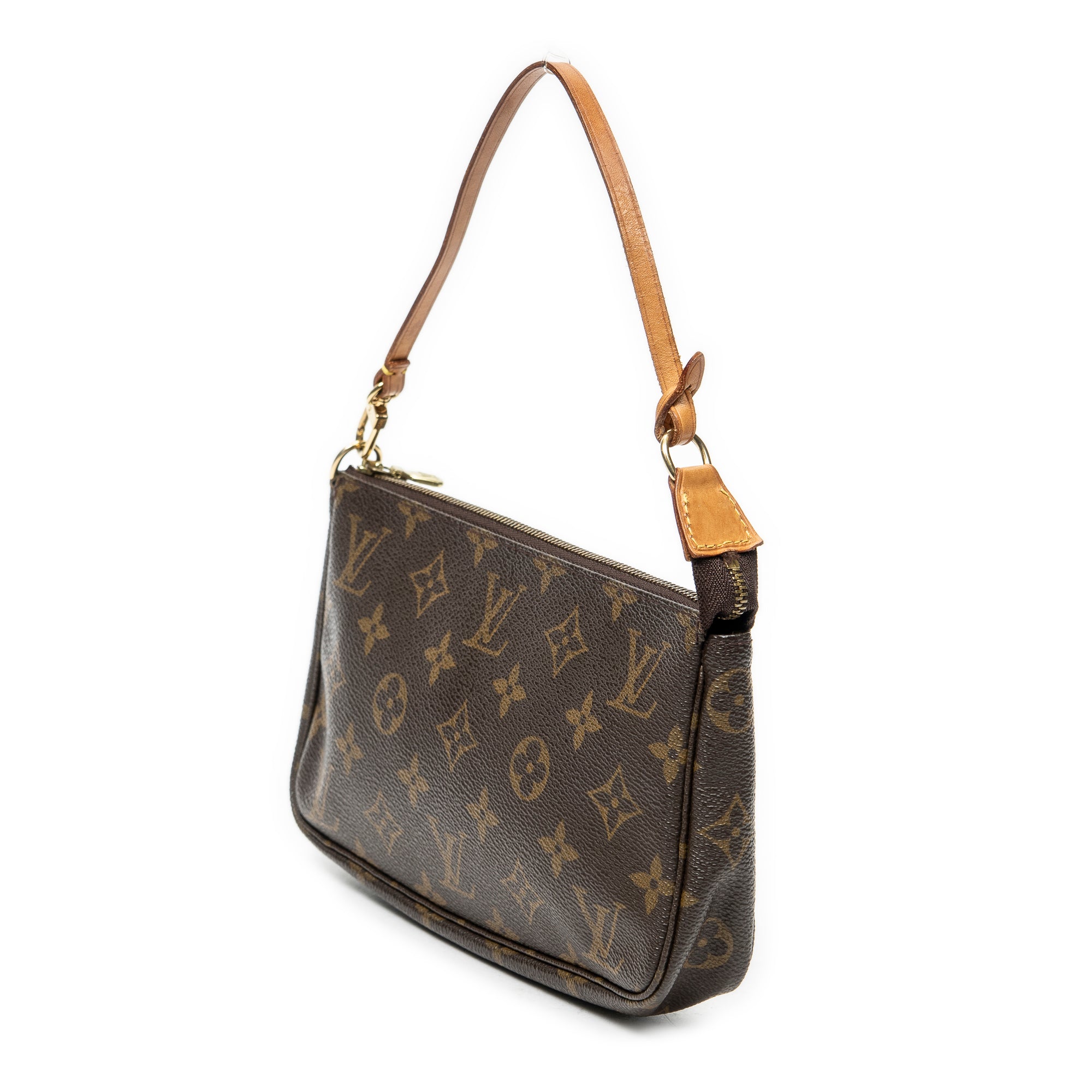 Pouch Pochette Accessoires Brown Monogram Canvas
