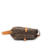 Shoulder Bag Saumur MM Brown Monogram Canvas