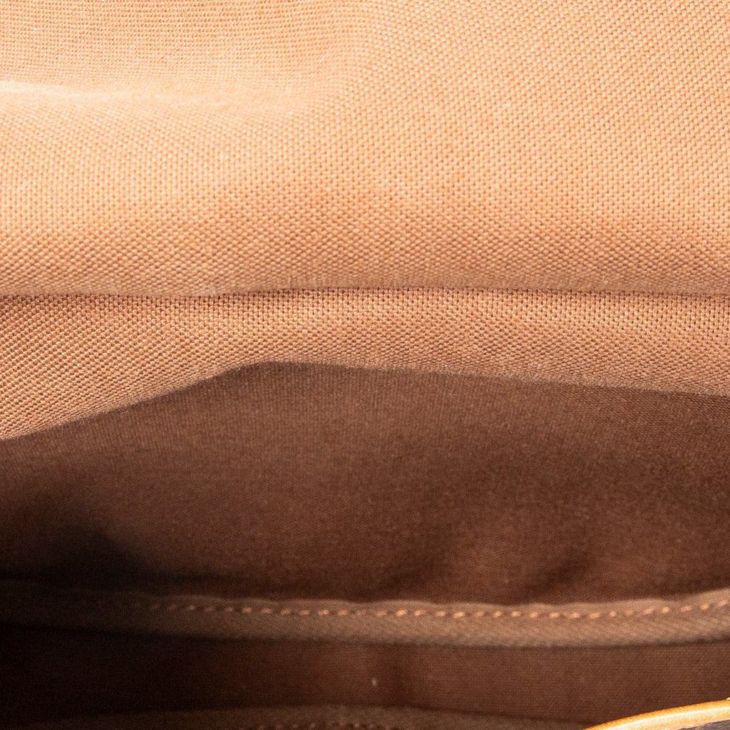 Shoulder Bag Saumur MM Brown Monogram Canvas