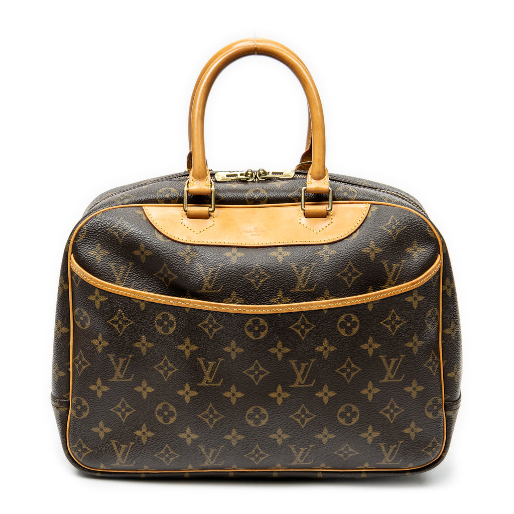Handbag Deauville Brown Monogram Canvas
