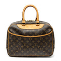 Handbag Deauville Brown Monogram Canvas