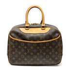 Handbag Deauville Brown Monogram Canvas