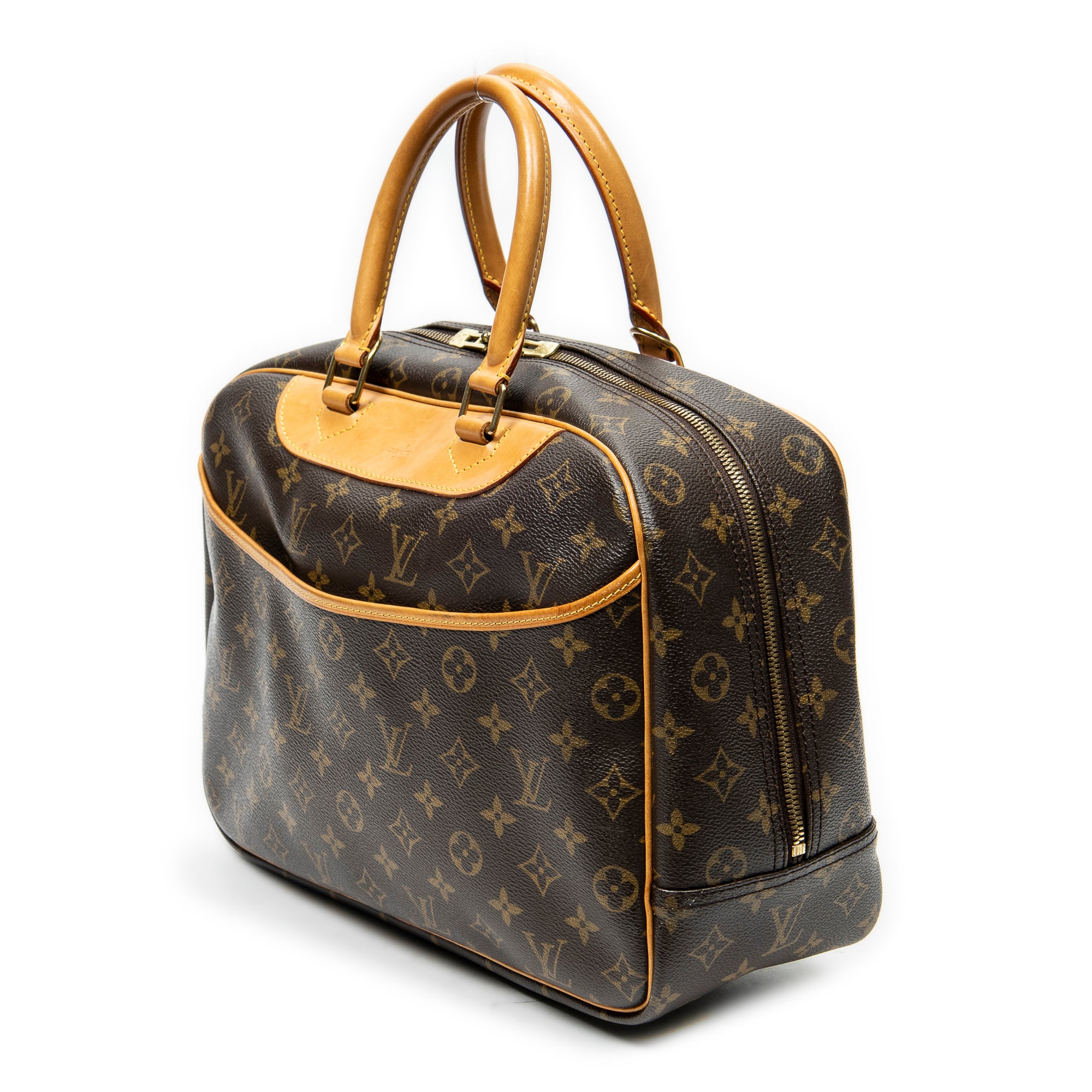 Handbag Deauville Brown Monogram Canvas