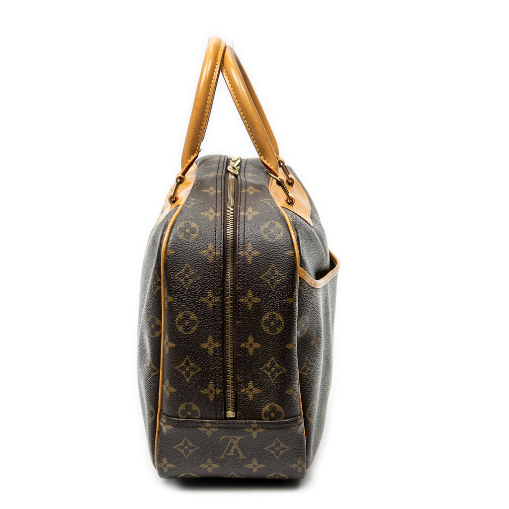 Handbag Deauville Brown Monogram Canvas