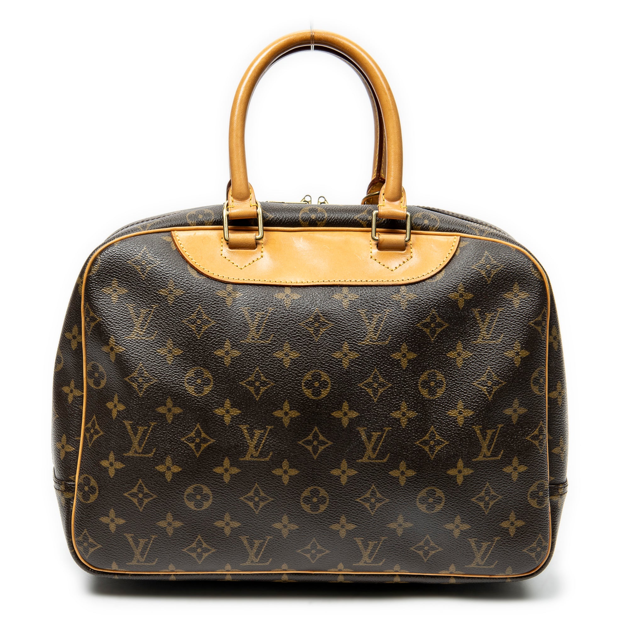 Handbag Deauville Brown Monogram Canvas