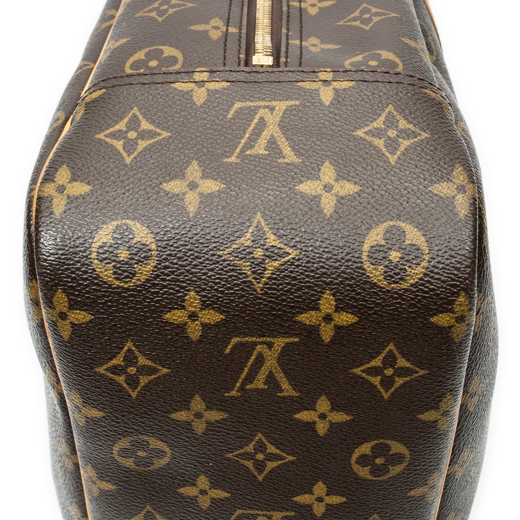 Handbag Deauville Brown Monogram Canvas