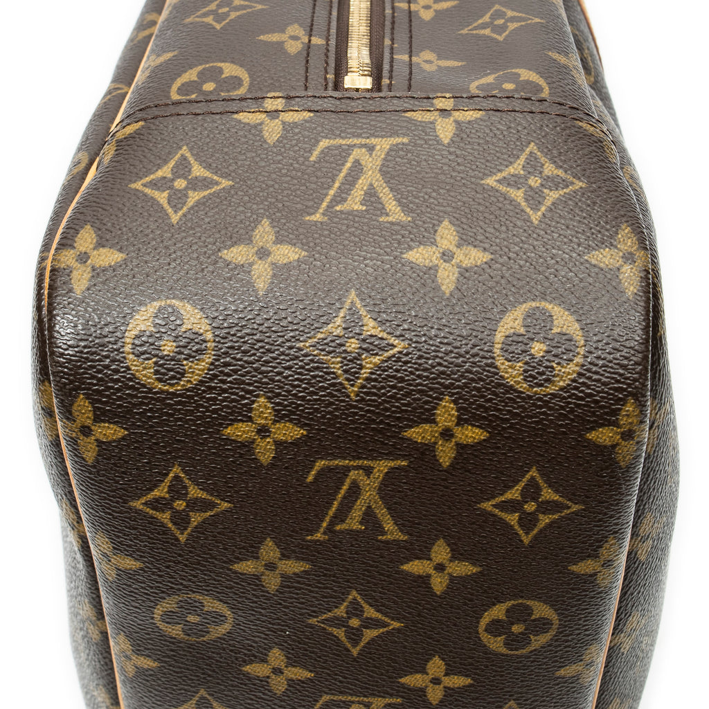 Handbag Deauville Brown Monogram Canvas