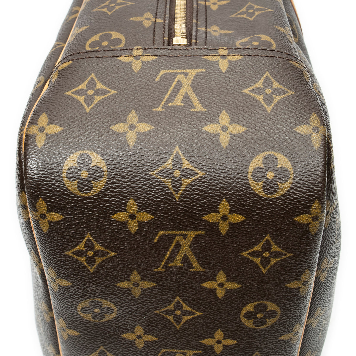 Handbag Deauville Brown Monogram Canvas