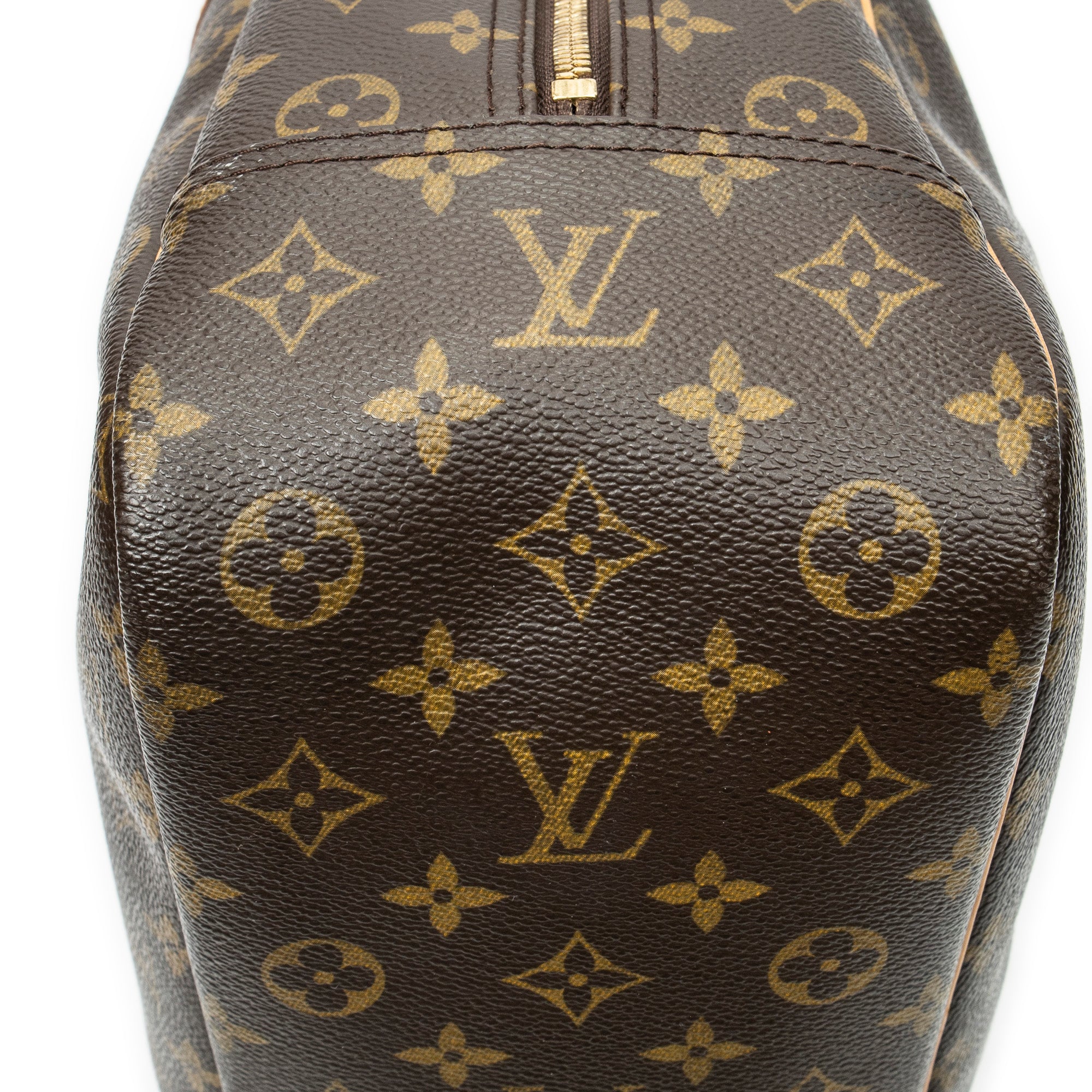 Handbag Deauville Brown Monogram Canvas