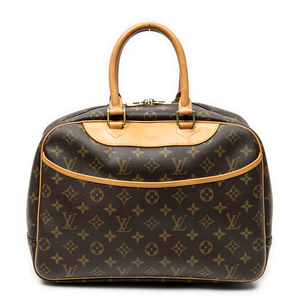 Handbag Deauville Brown Monogram Canvas
