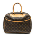 Handbag Deauville Brown Monogram Canvas