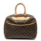 Handbag Deauville Brown Monogram Canvas