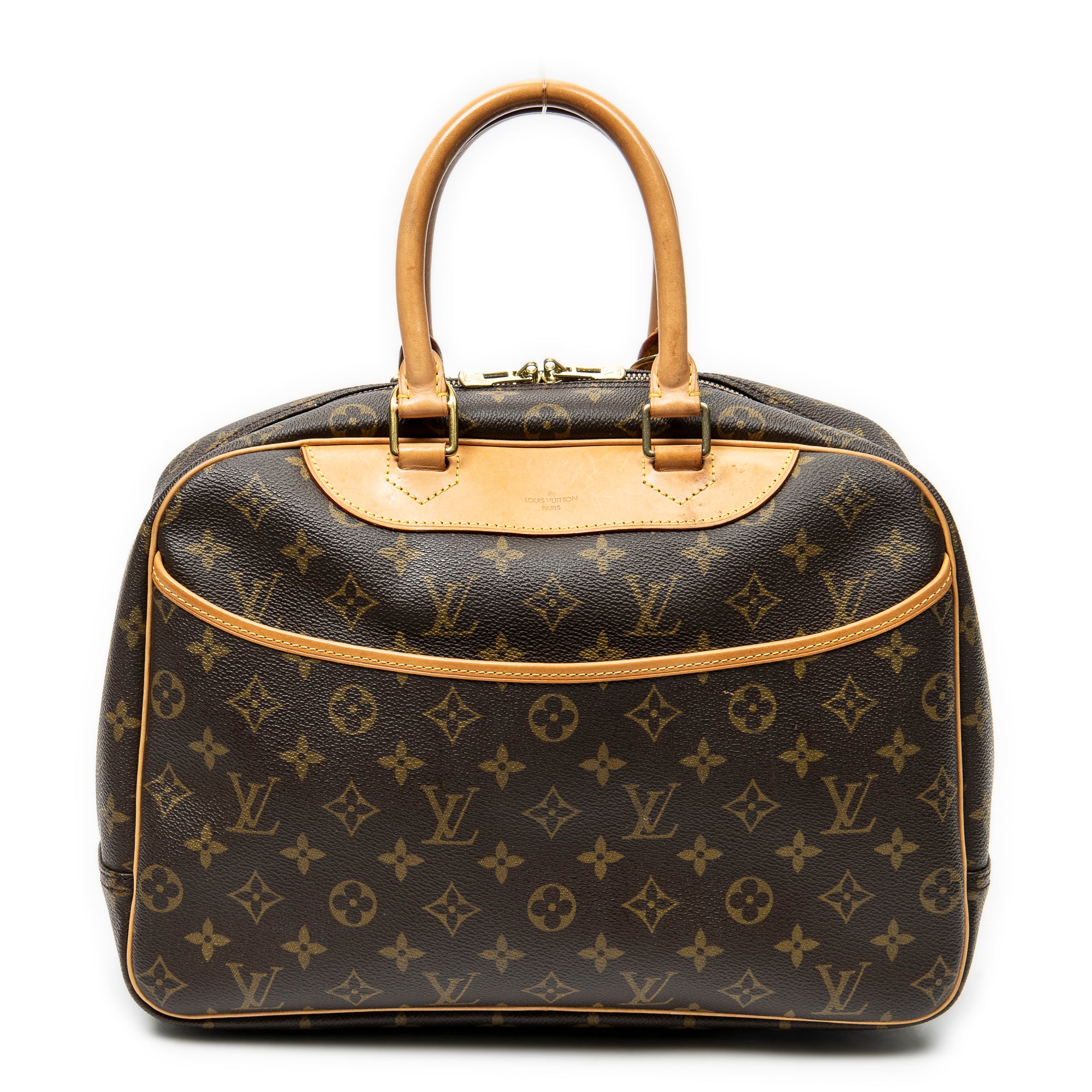 Handbag Deauville Brown Monogram Canvas