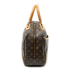 Handbag Deauville Brown Monogram Canvas