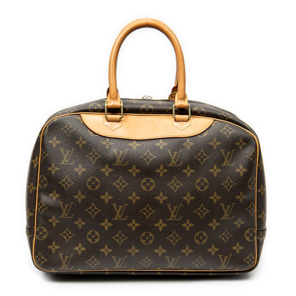 Handbag Deauville Brown Monogram Canvas