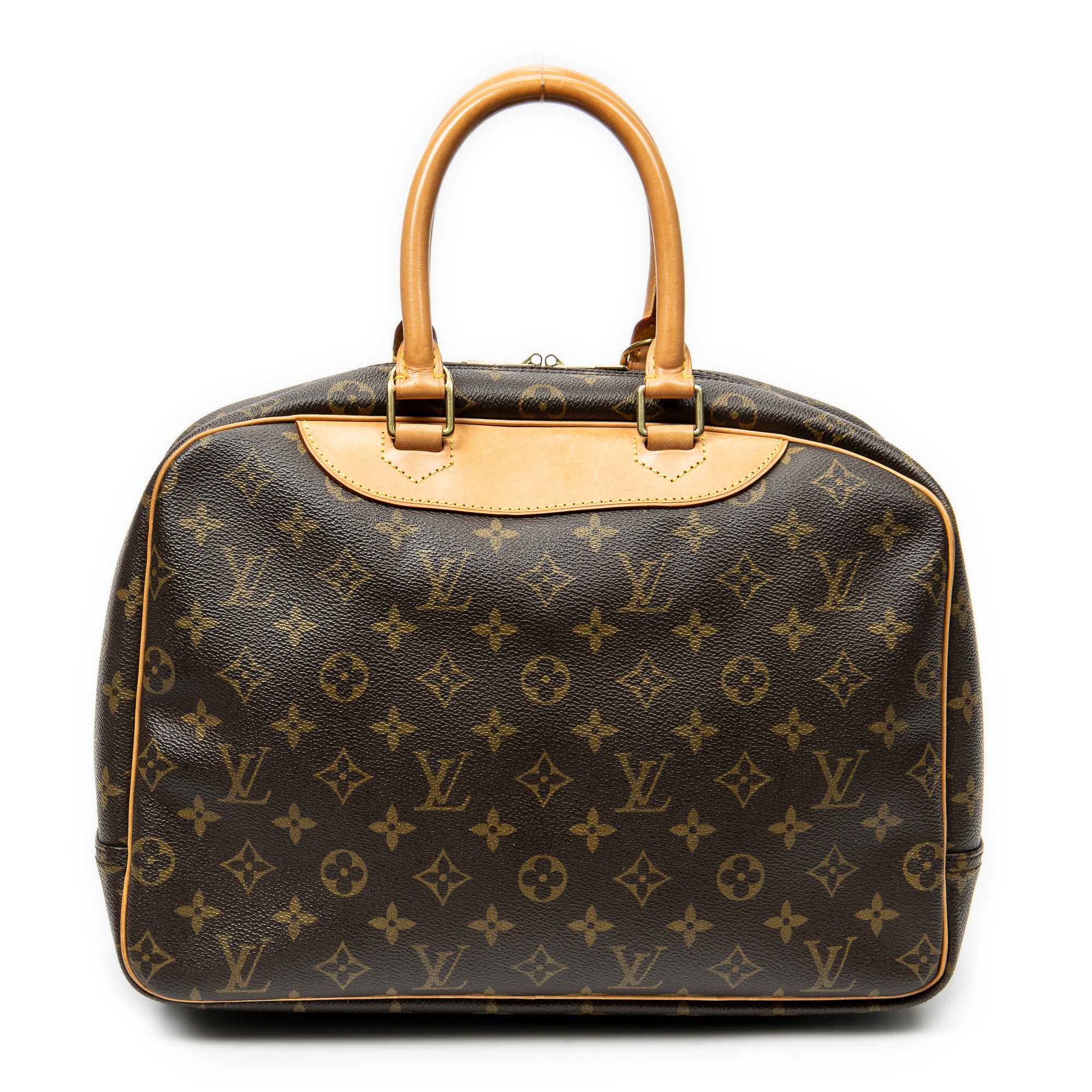 Handbag Deauville Brown Monogram Canvas