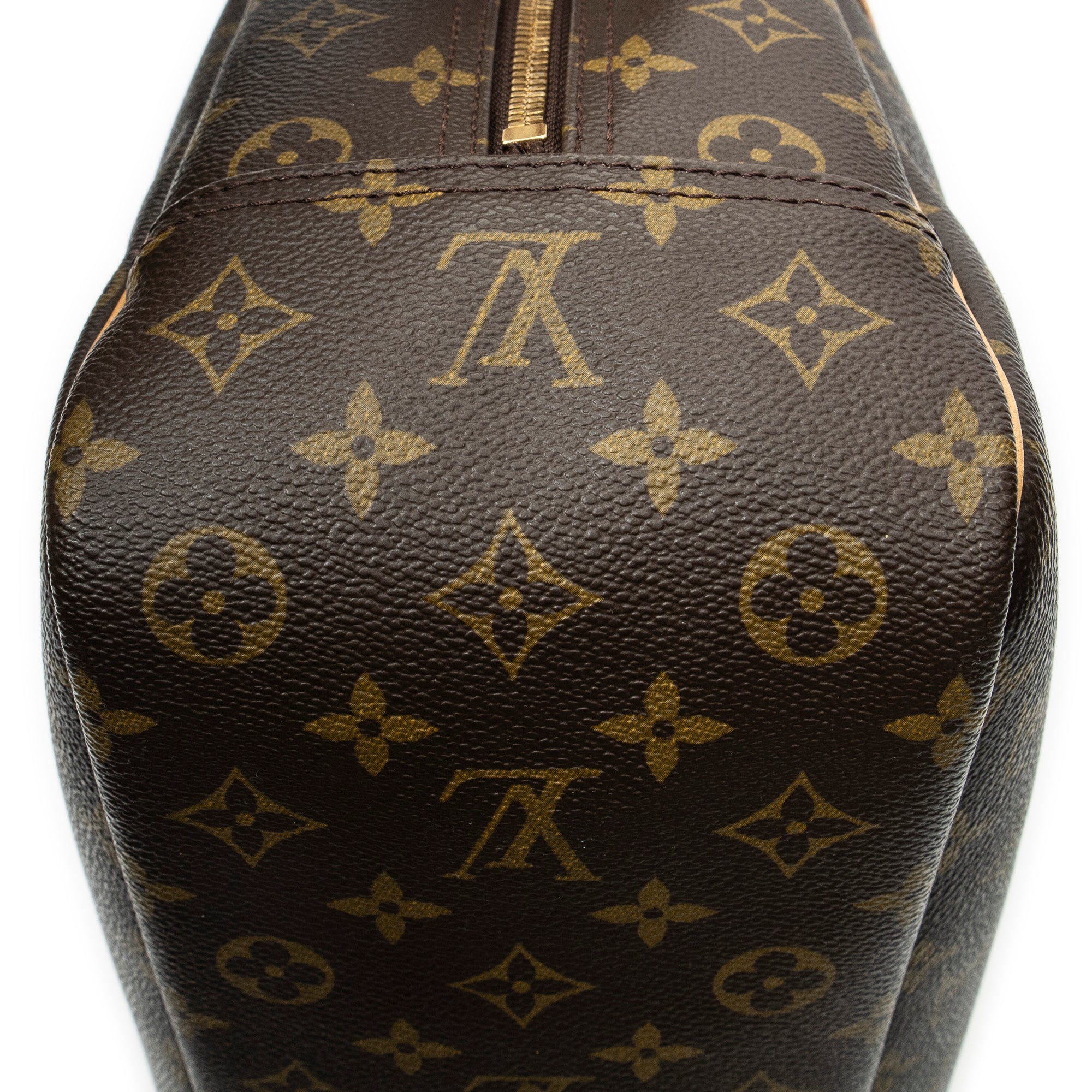 Handbag Deauville Brown Monogram Canvas