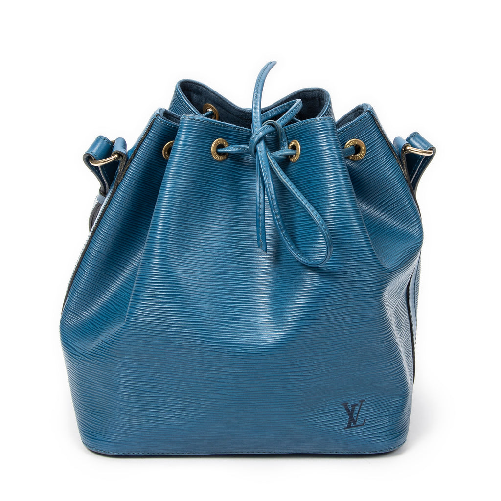 Shoulder Bag Noe PM Blue Epi