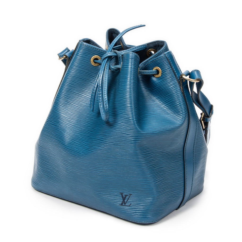 Shoulder Bag Noe PM Blue Epi