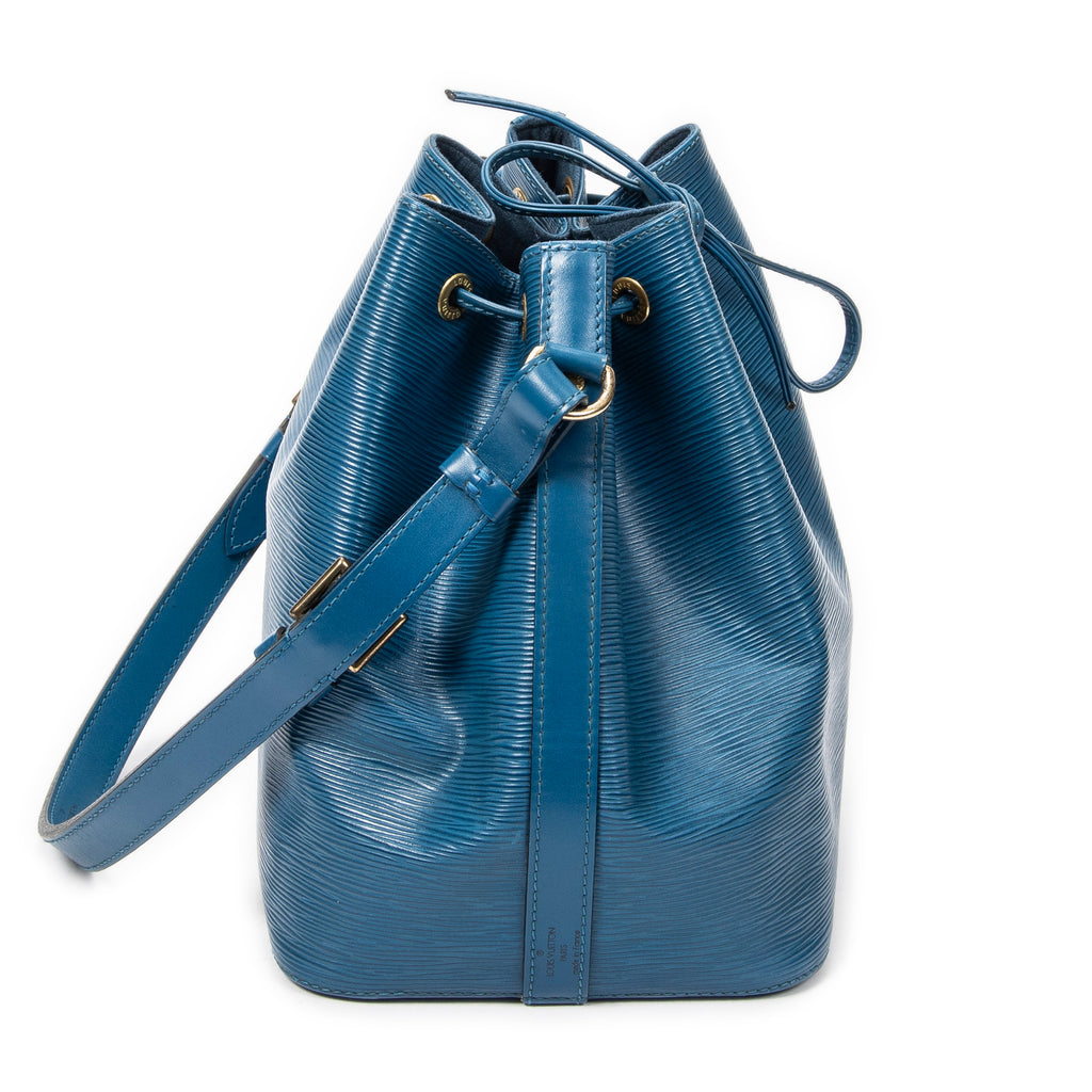 Shoulder Bag Noe PM Blue Epi