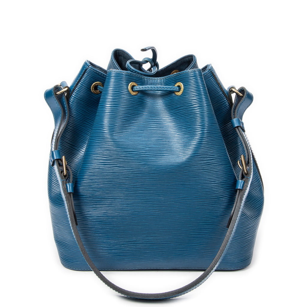 Shoulder Bag Noe PM Blue Epi