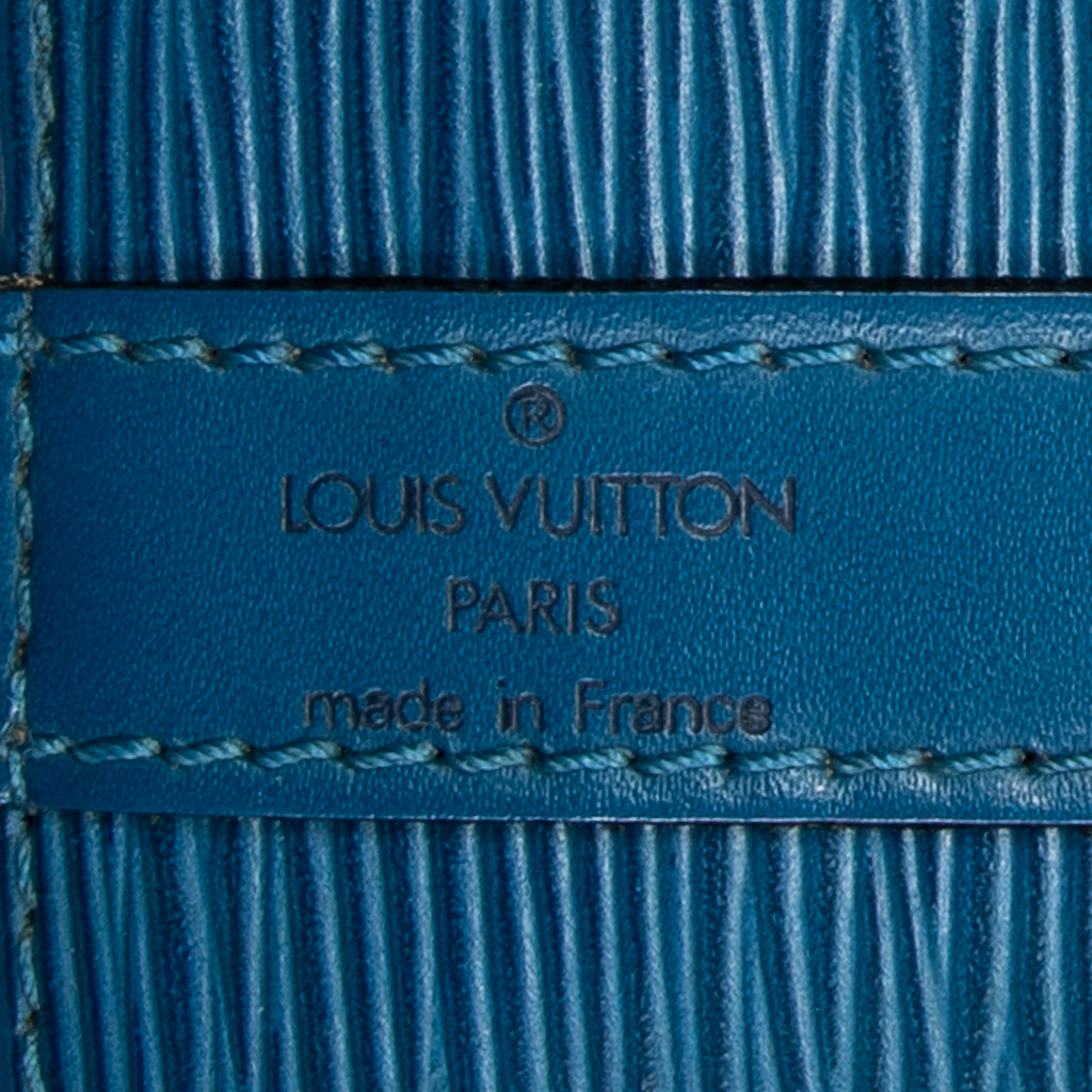 Shoulder Bag Noe PM Blue Epi