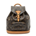 Backpack Montsouris PM Brown Monogram Canvas