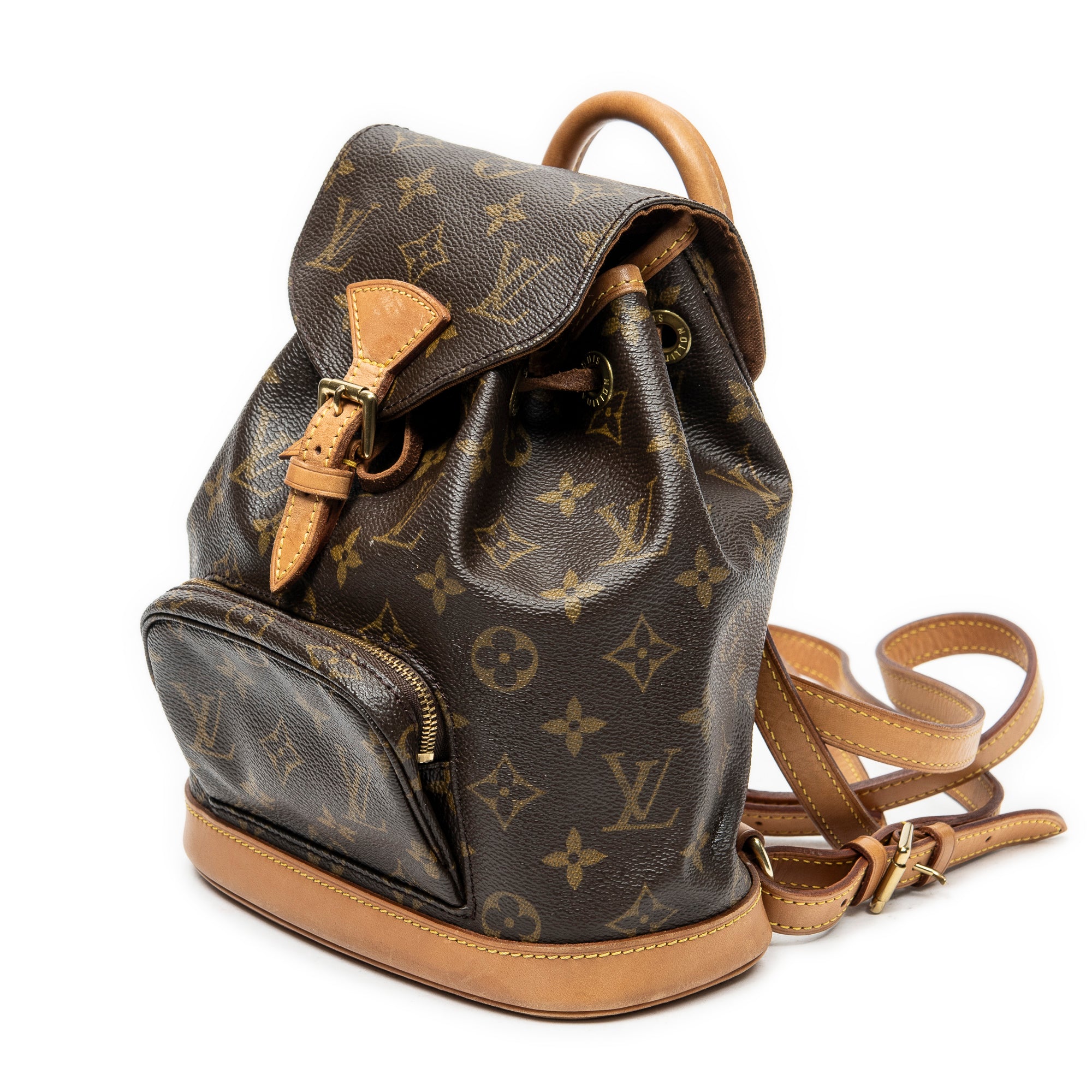 Backpack Montsouris PM Brown Monogram Canvas