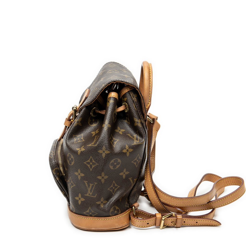 Backpack Montsouris PM Brown Monogram Canvas